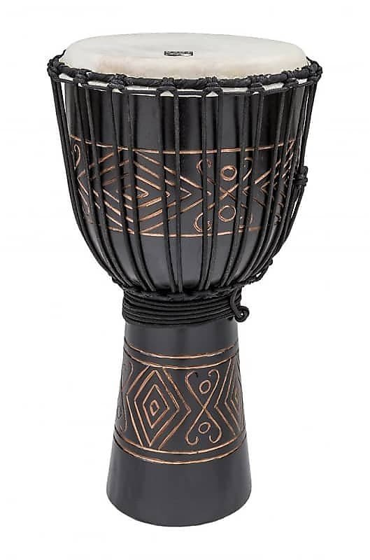 Grand djembé Toca Street Series en onyx noir (TSSDJ-LBO)